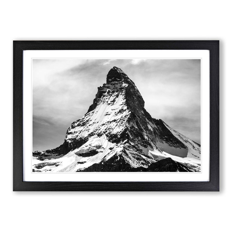 Single Picture Frame Print, Black