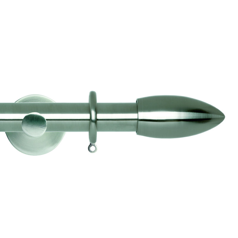 Myreya 2.8cm Single Pole, 2.80H x 240W x 2.80D cm, Stainless Steel