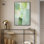 «Mint Pastures I», reproduction d'art sur toile encadrée par Art Remedy, cadre noir, 24 x 36