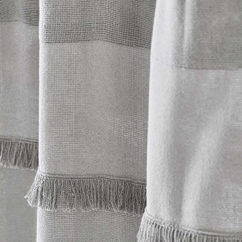 Rideau de douche simple 100% coton Heather