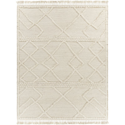 Hand Knotted Wool Moroccan Area Rug
