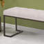 Banc rembourré avec pieds en métal-1220251847