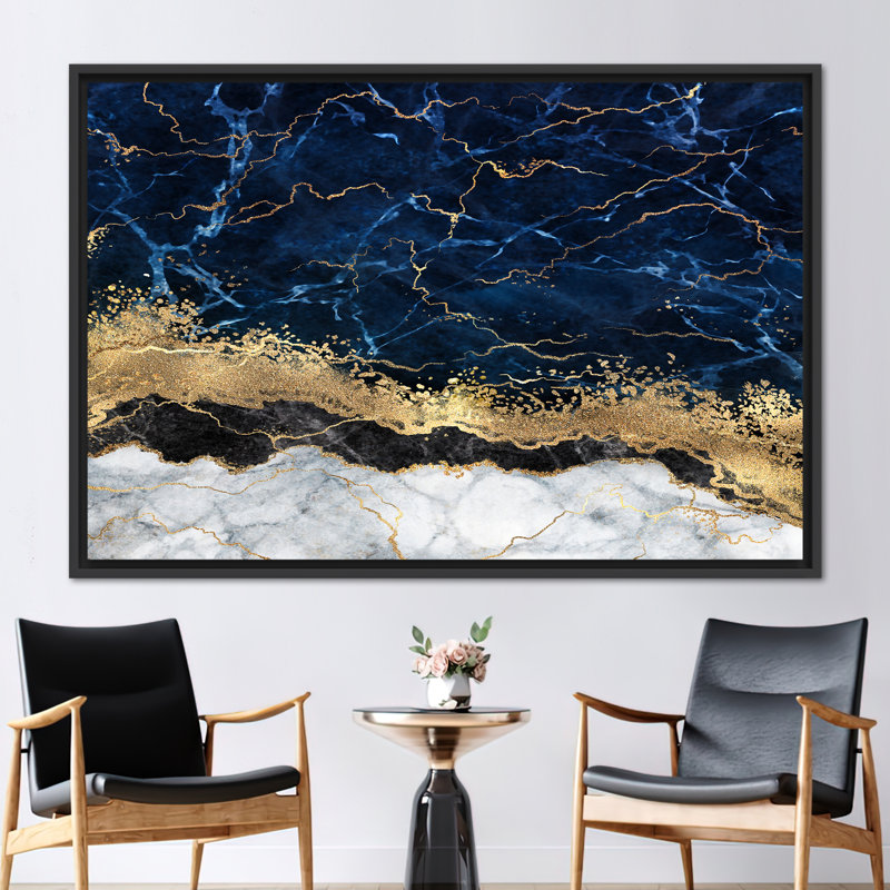 Print on Canvas, Black Floater Framed, 40 cm H x 60 cm W