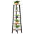 Josh 62.6H 5 Ties Steel Corner  Bookcase-91709449-91528007