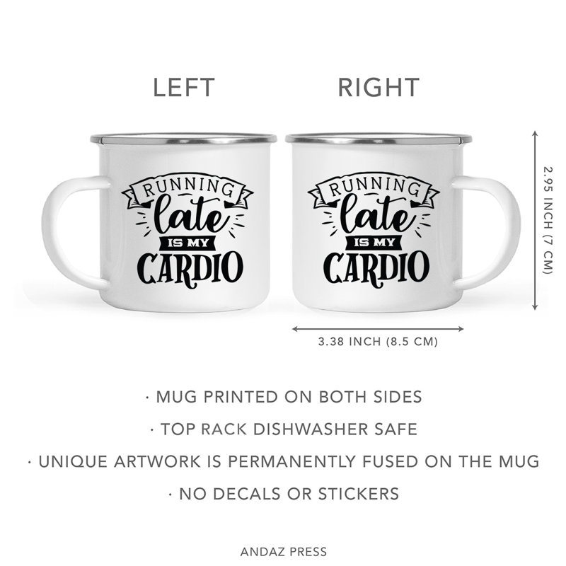 Stainless Steel Camping Mug, Cardio
