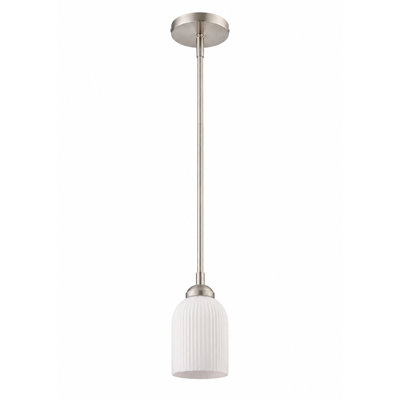Luminaire suspendu 1 lumière, or brossé