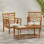 2 CHAISES CLUB CAYDON + TABLE