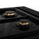 Porcelain 48" Gas Cooktop with 7 Burners and Griddle