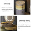 Ensemble de meuble-lavabo multifonctionnel à bloc de couleur avec tabouret de coiffeuse et miroir de maquillage