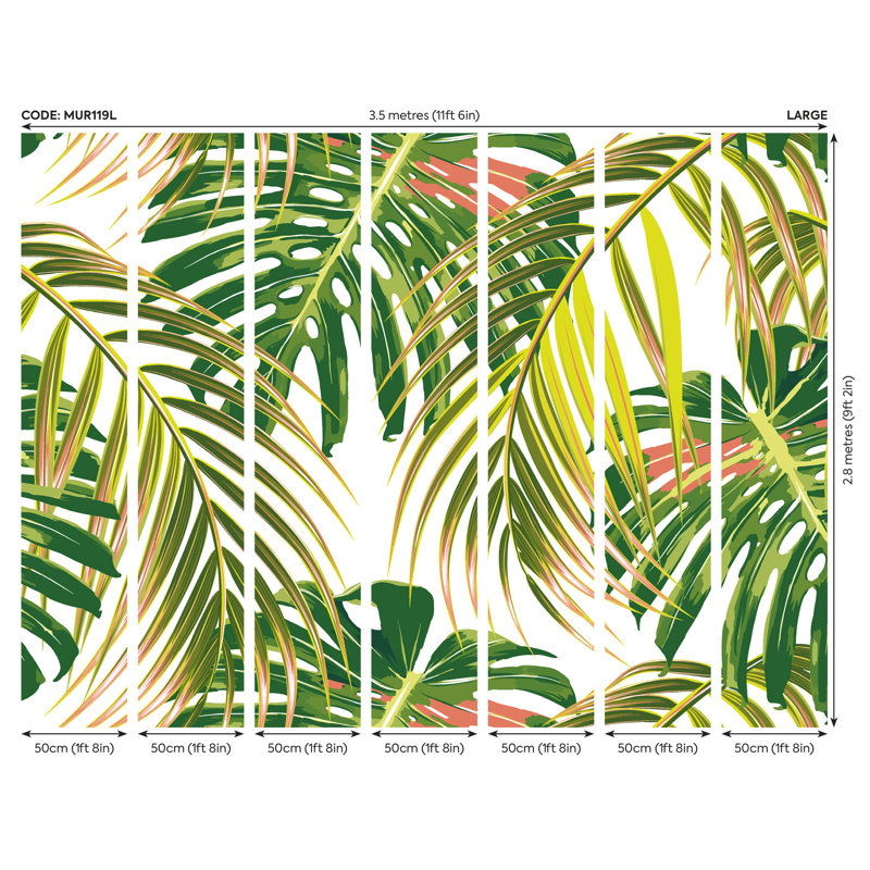 Coolville Matte Wall Mural, 280 cm L x 350 cm W