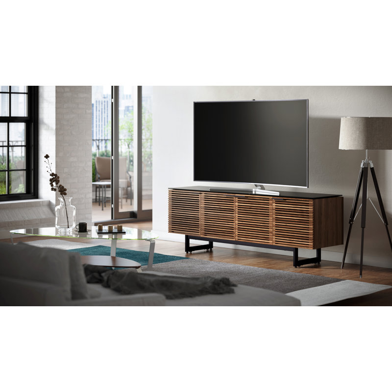 Corridor Media Console, Natural Walnut