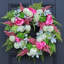 Couronne de soie pivoine hydrangée printanière-513627563