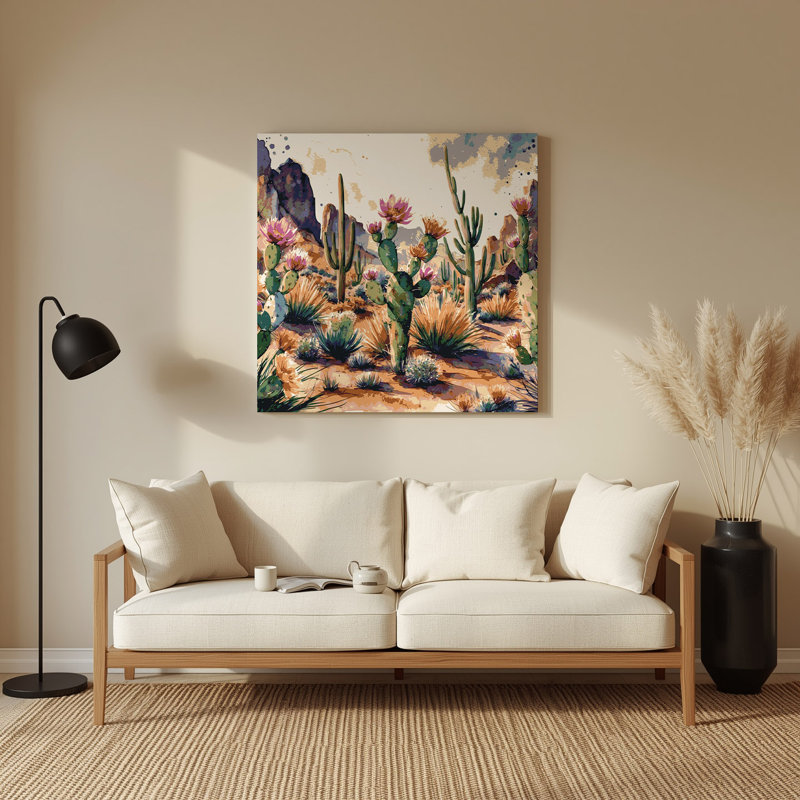 Art mural en métal brun du sud-ouest des paysages sauvages 145, H 144 po x l 144 po x P 0,05 po