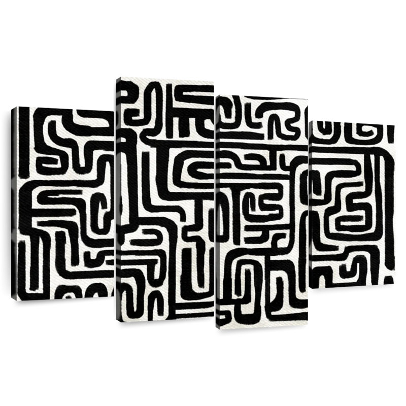 Labyrinthe africain Avery, H 48 po x l 75 po