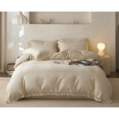 Ensemble de housse de couette Linnet Jacquard
