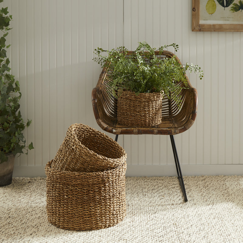 Charton Handmade Seagrass General Basket Set