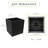 Tierra Verde 14" x 14" Citadel Square Planter In Slate, Made from Rubber materials