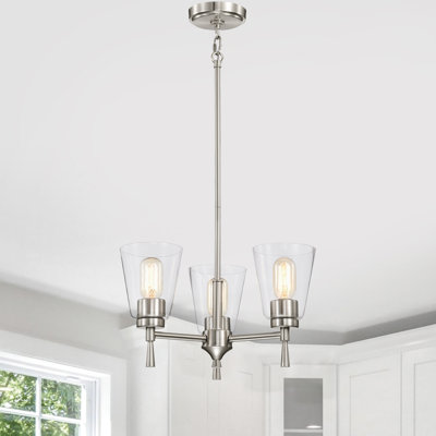 Briarwood 3 - Light Iron Dimmable Chandelier