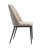 Burford Modern Curved Back Almond Upholstered Dining Chair - Set Of 2