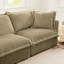 Luxueux fauteuil en velours côtelé 3 places avec siège profond et coussins confortables pour se détendre-260147244