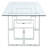 Glass Top Metal Base Dining Table-859620278-859719500