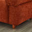 Canapé modulaire de 111 po, canapé modulaire, canapé en L revêtu de chenille avec repose-pieds amovible orange foncé 111 po-131206582-131206583-131206584