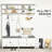Hall Tree With Storage Bench, Entryway Bench With Coat Rack, Accent Coat Tree With Storage Shelves, Cabinet And Drawers For Hallway, Mudroom