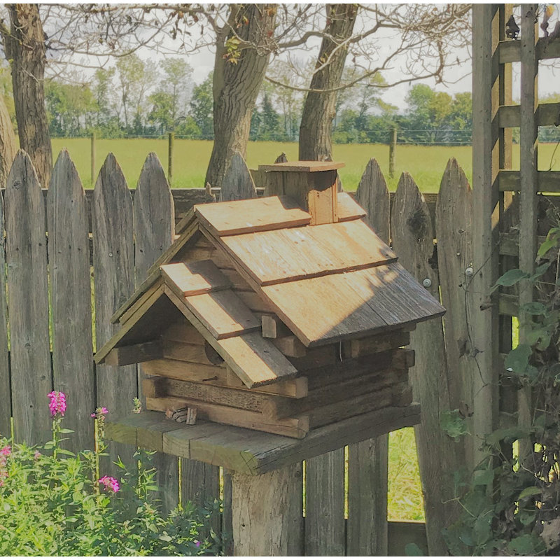 Bird in Hand Conestoga Log Cabin 16.75 in x 16 in x 15.5 in Birdhouse