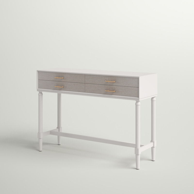 Console 42 po Peters, Blanc