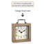 Horloge de table en bois rétro