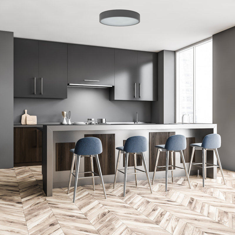 Axsel Flush Mount, Grey