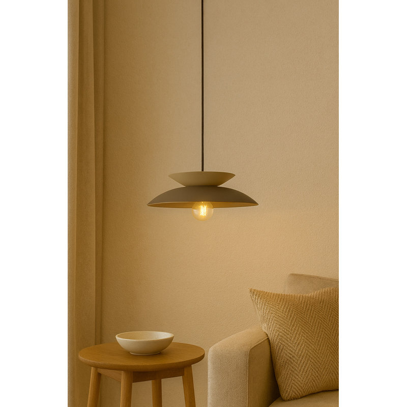 1 - Light Pendant, Brown/Latte