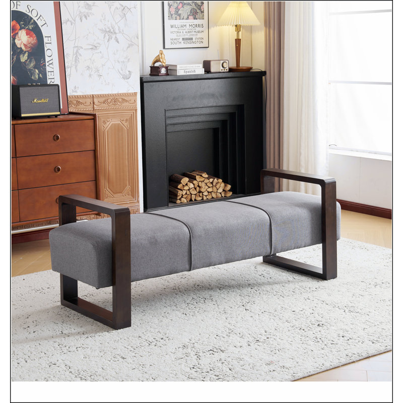 Sleek and Stylish Long - shaped Ottoman