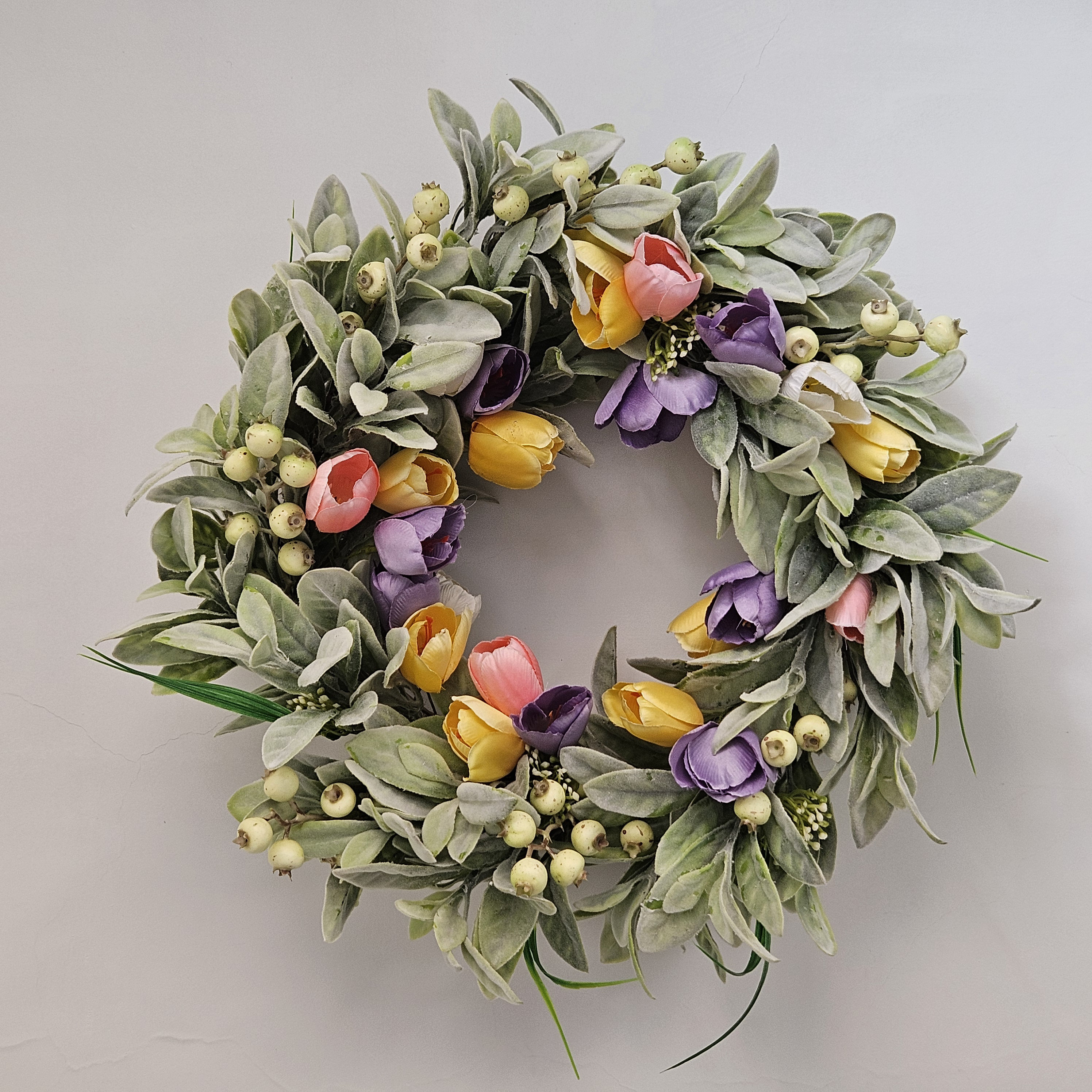 Primrue Spring Wreath Primrue Tulip Spring Wreaths | Wayfair