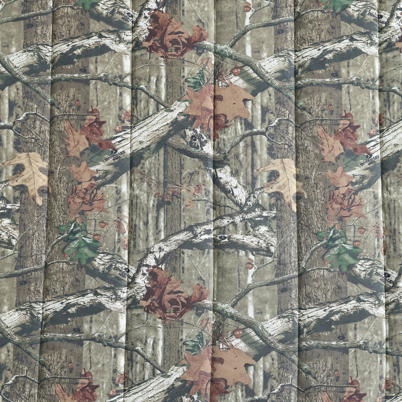 Cotton Camouflage Comforter, King