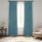 Rayne Vintage Textured Faux Dupioni Silk Room Darkening Curtains Window Single Curtain Panel-663929108-649565594
