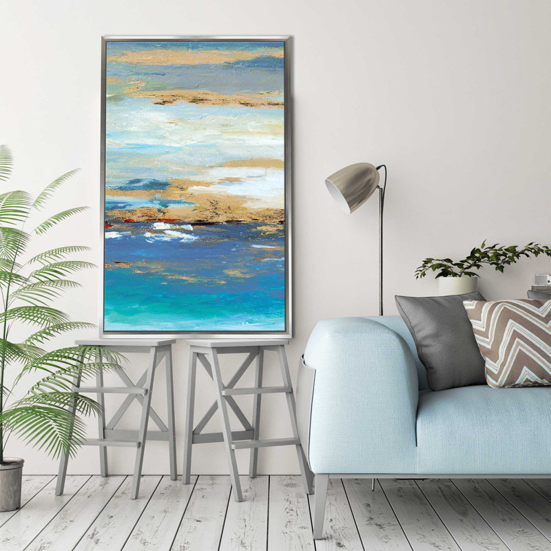 " Sea Mystery Panel II ", 33.5" H x 21.5" W x 2" D