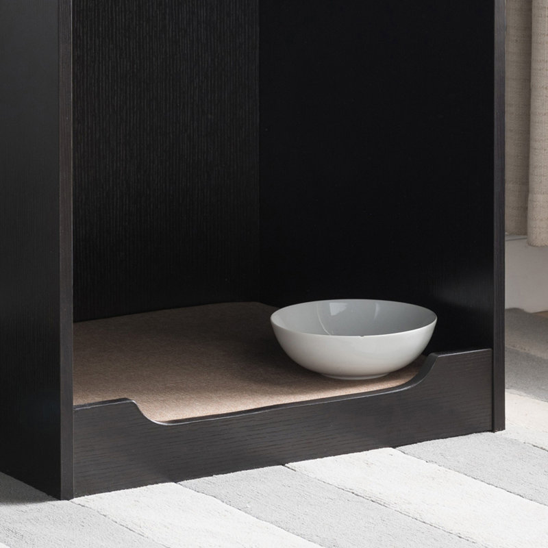 Home Pet End Table with Removeable Mat in Red Cocoa