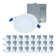 4" Ultra Slim 3000K New Construction LED Canless Recessed Lighting Kit
