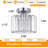 Semi Flush Mount Modern Chandelier Crystal Ceiling Light Fixture Small Close To Ceiling Light(Silver)