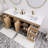 Spring 72" Double Bathroom Vanity Set-90692641