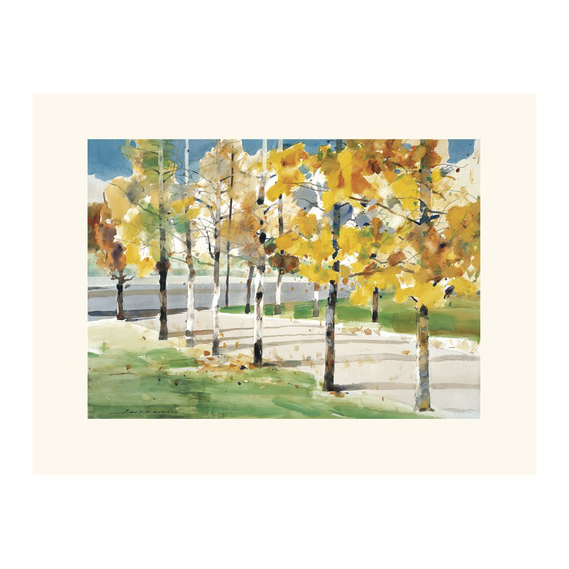 Law Wai Hin - No Frame Painting, Yellow, 30cm H x 40cm W