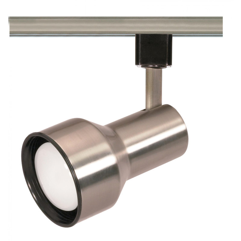 Brushed Nickel Adjustable Track Lighting Head