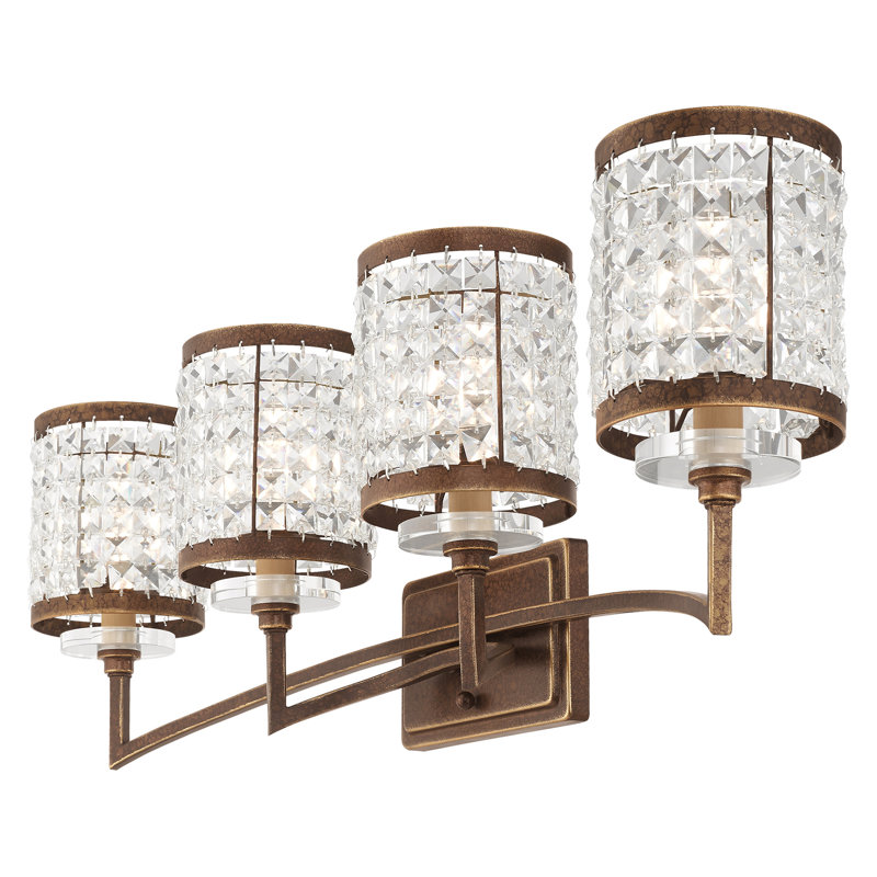 Belisle 4 - Light Dimmable Vanity Light, Palacial Bronze