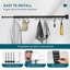 Dallon 36.5cm Wall Mounted Clothes Rack