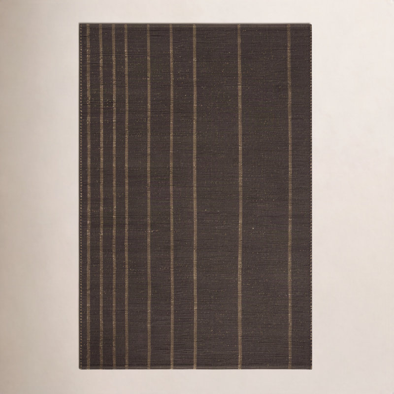 Leanne Ford x Loloi Weatherstaff Espresso / Natural Area Rug, Rectangle 7'9" x 9'9"