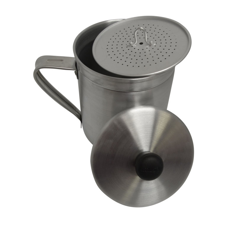 Distributeur de graisse en aluminium 1,5 pte en argent