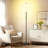 65" Dimmable Corner Floor Lamp with Remote Control and Slide Switch-1134011928