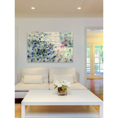Reproduction d’art sur bois blanc "humming" par parvez taj,