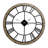 Marinela Round Wood Modern Farmhouse Wall Clock